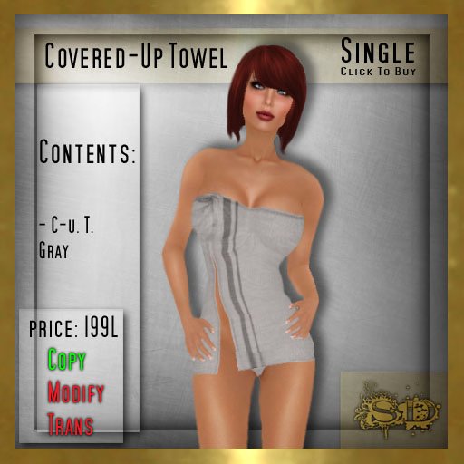 SD - Covered-Up Towel (Gray)