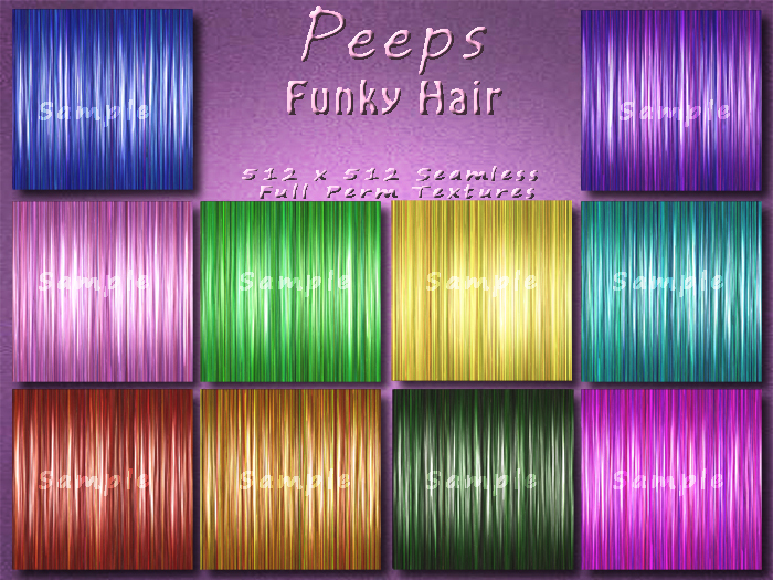 Peeps Textures Funky Hair