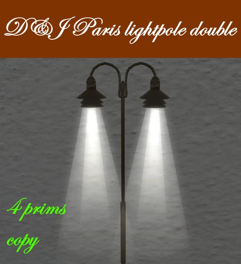 D&J Paris Lightpole Double (boxed)