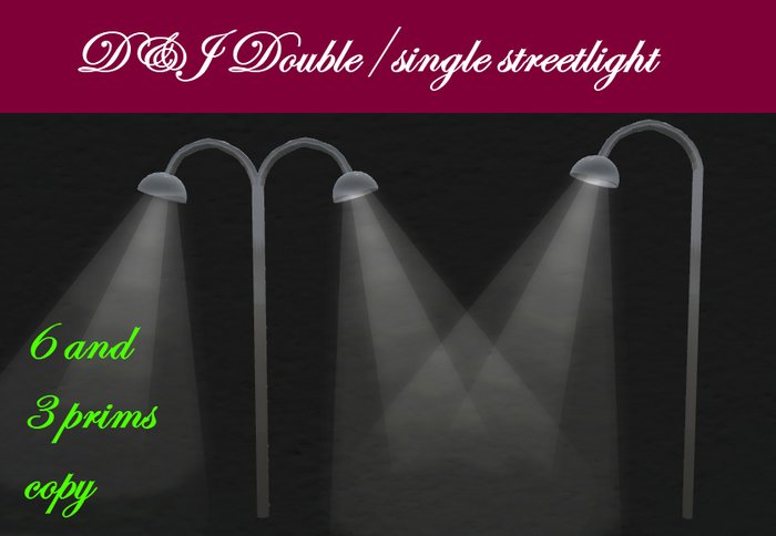 D&J Double/single Streetlight alum (boxed)