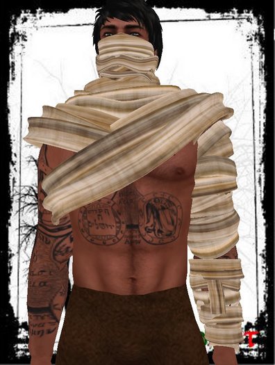 !Damned Bale Wraps Cream