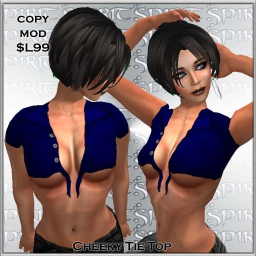 *S*  Tie Top Blue 