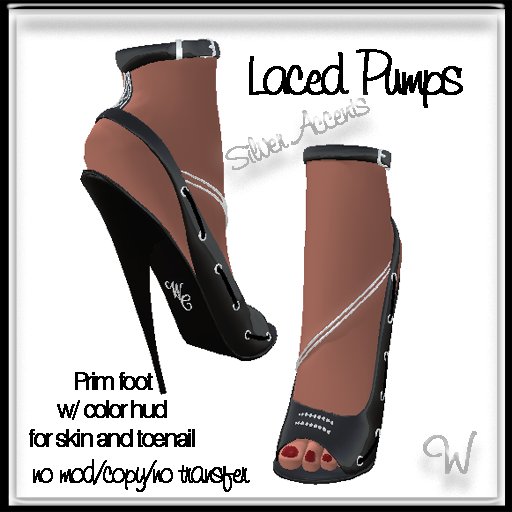 ~WC~ Pumps Black/Silver