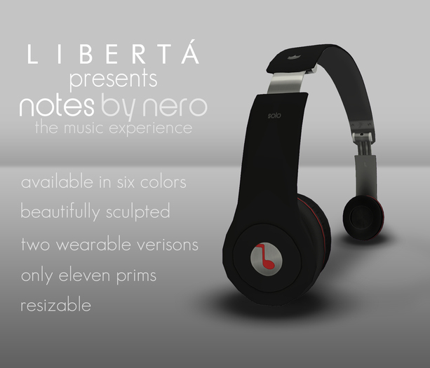 *LIBERTA* - Notes by Nero (Black)