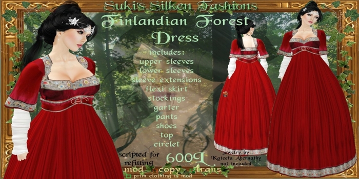!~SSF~! Finlandian Forest Dress