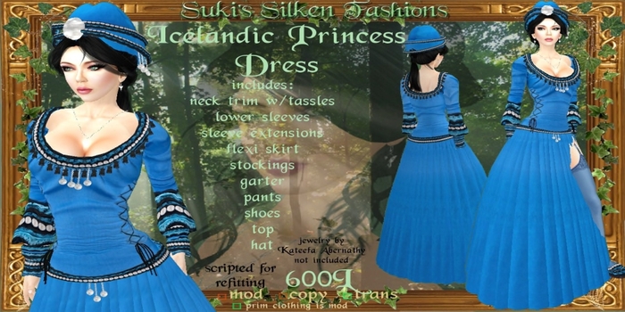!~SSF~! Icelandic Princess Dress