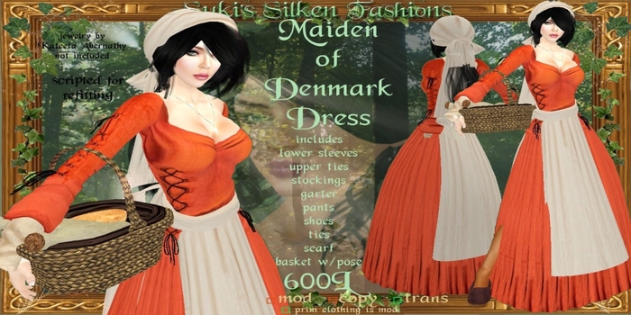 !~SSF~! Maiden of Denmark Dress