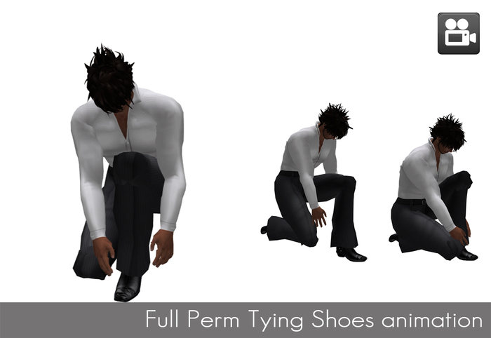 Full Perm Tying Shoes Animation