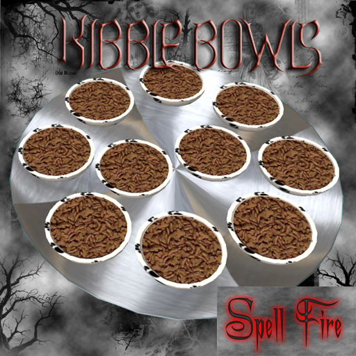 UD Spell Fire OMEGA Kibble Bowls