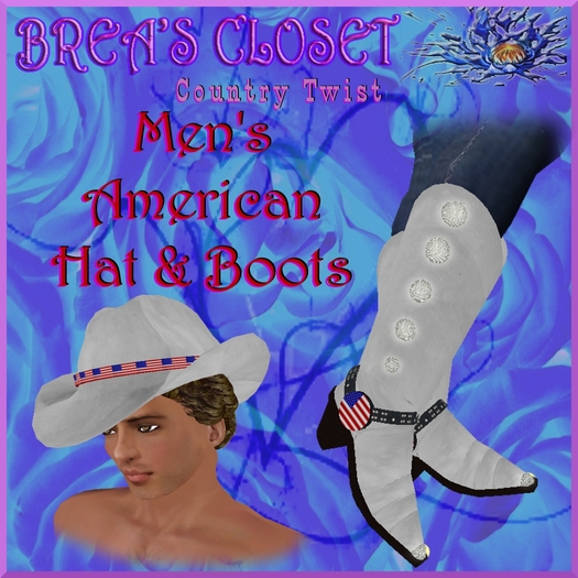 .:: BC ::. Men's American Hat & Boots Set