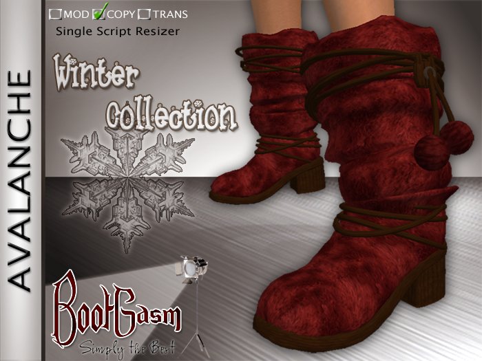 Bootgasm Avalanche Winter Boots Red