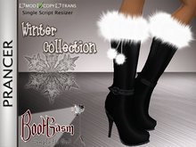 Bootgasm Prancer Christmas Winter Boots Black