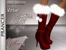 Bootgasm Prancer Christmas Winter Boots Red