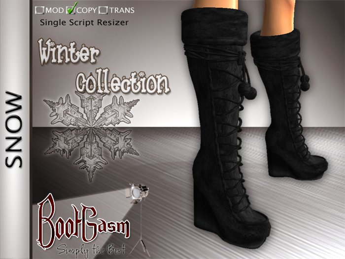 Bootgasm Snow Winter Boots Black