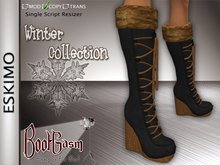 Bootgasm Eskimo Boots Black