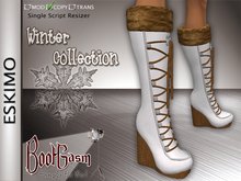 Bootgasm Eskimo Boots White