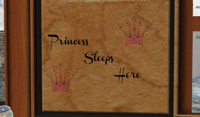 Princess Sleeps Here Wall Decal