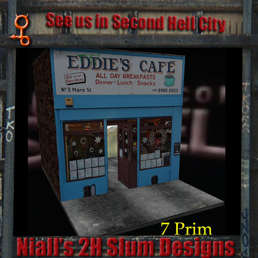 2H Building - Eddies Cafe  (10x15m)