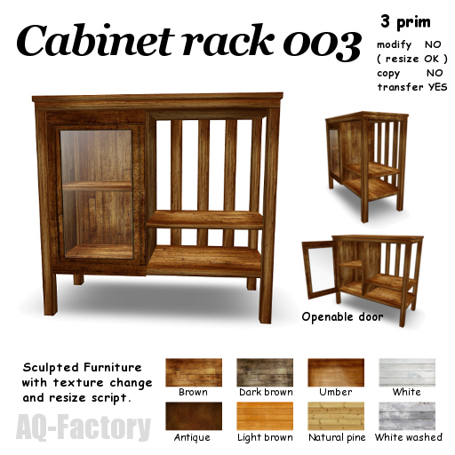 *AQF* Cabinet Rack 003 Rev.3 BOX