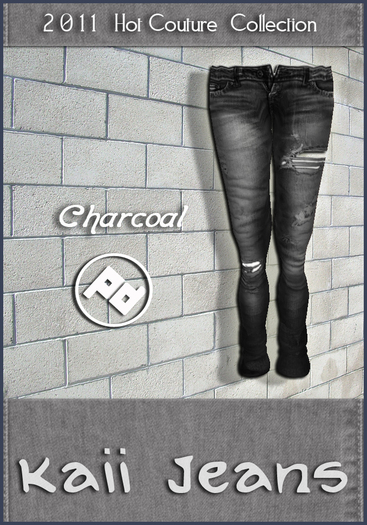 ::Poised:: Kaii skinny Jeans Charcoal -The BEST jeans EVAH!