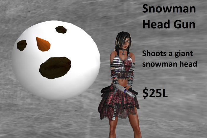 Snowman Head Gun (Boxed)