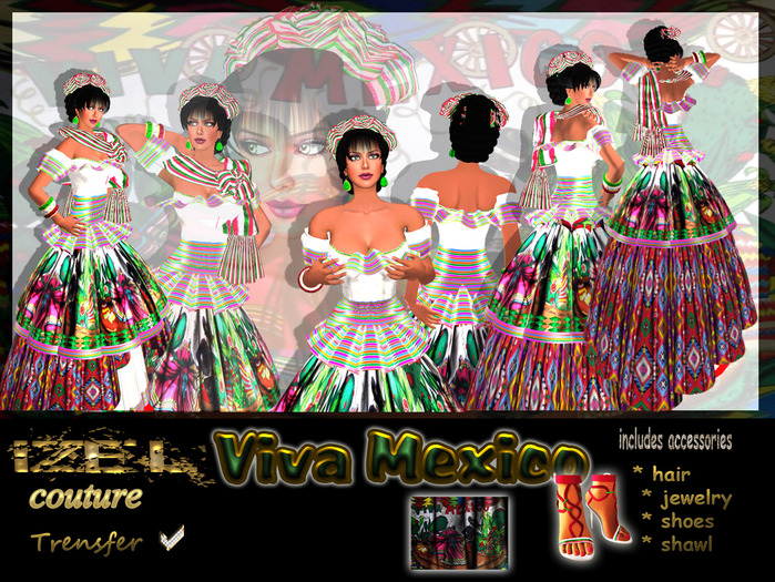 IzelCouture Viva Mexico