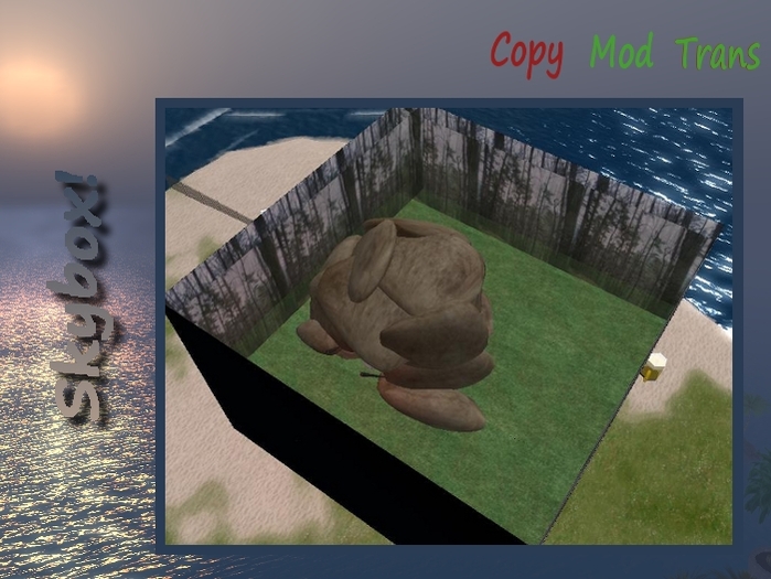 Skybox forest with lair and cellar