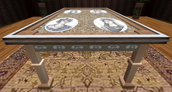 ( D&R Designs Ancient Roman Furniture ) Roman Rectangular Table  (CM)