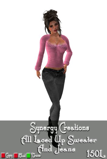 Synergy ~All Laced Up Pink