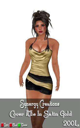 Synergy ~ Cover Me In Satin Gold