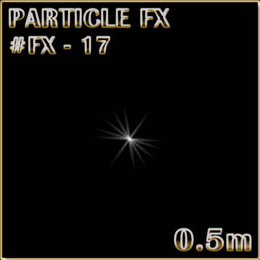 Particle FX Effect - Bling (small) by Drake [FULL PERM] Particle Script