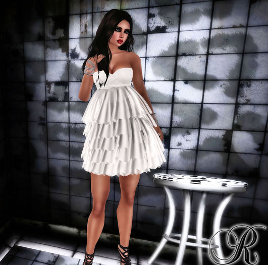 ~:Razzberry:~ Flapper - White