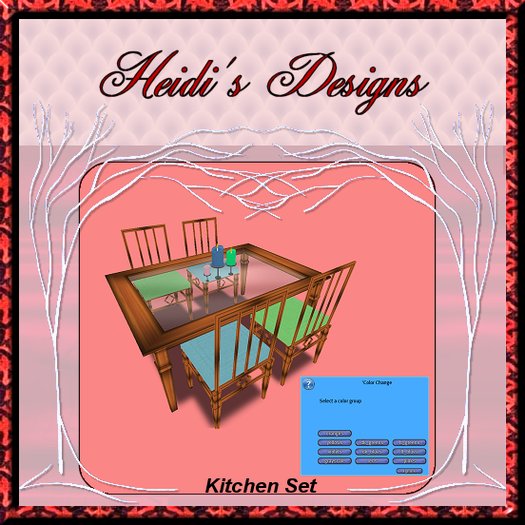 Heidi's kitchen table set