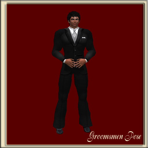 Groomsman pose boxed