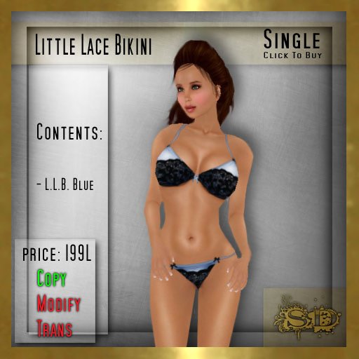 SD - Little Lace Bikini (Blue)