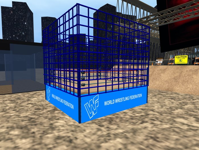 WWF Classic Steel Cage Doorless Version