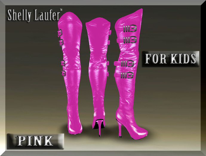 ::: Shelly Laufer Boots Overknee [Pink] ::: For Kids
