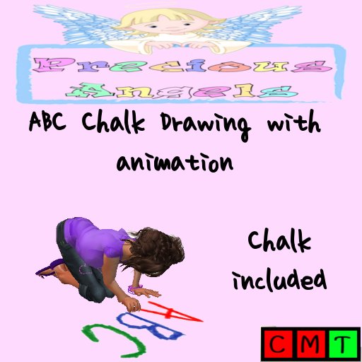 Chalk drawing ABC with animation