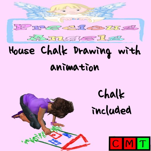 Chalk drawing House with animation