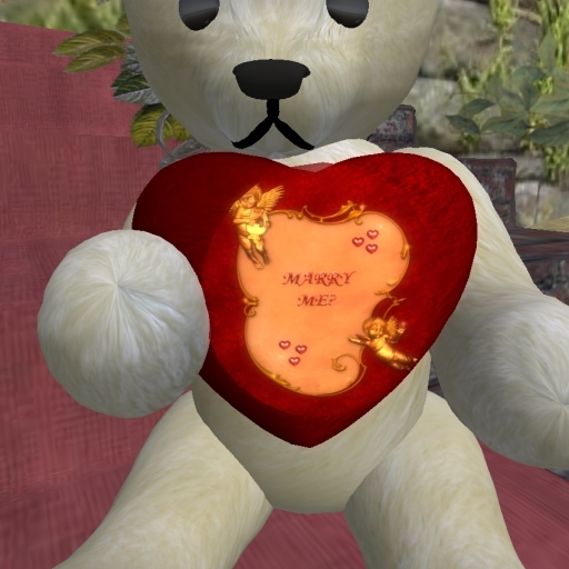 Valentine's Day "Marry Me" Teddy Bear