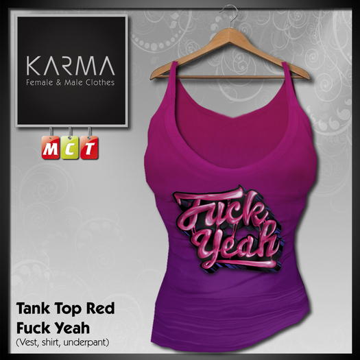Karma - Tank Top Pink F*** Yeah