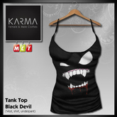 Karma - Tank Top Black DEVIL