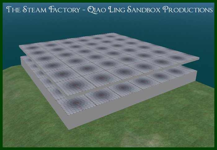 Platforms 30x30 up to 64x64 with Buildinggrid and Grasstexture