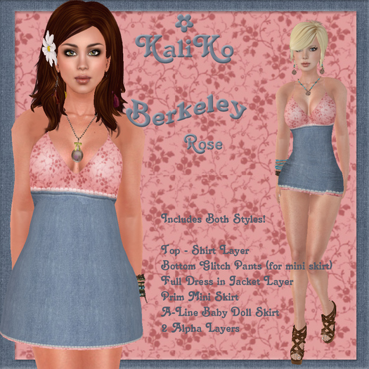 KaliKo 21 - Berkeley Dress Rose