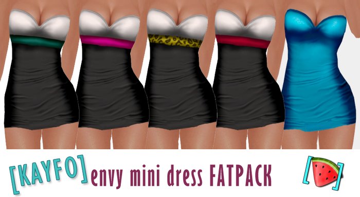 [KAYFO] Envy Mini Dress- Fat Pack