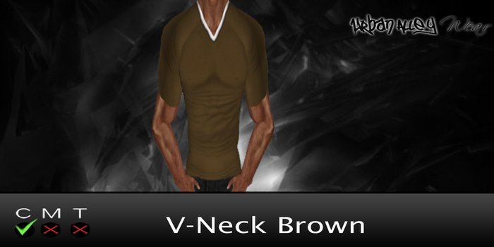 .:UAD:. Brown V-Neck
