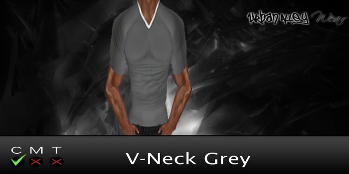 .:UAD:. Grey V-Neck