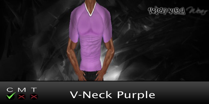 .:UAD:. Purple V-Neck