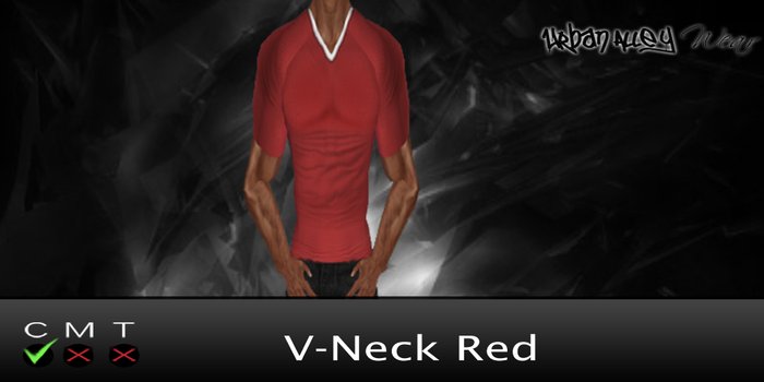 .:UAD:. Red V-Neck