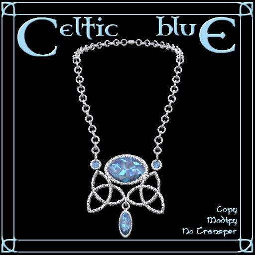 :*:CPD:*: Celtic Blue Pendant